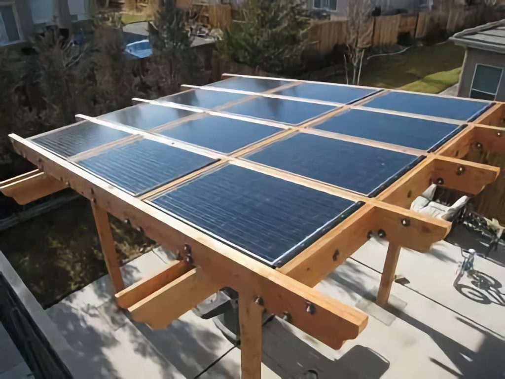 Solar Panel on Pergola 1